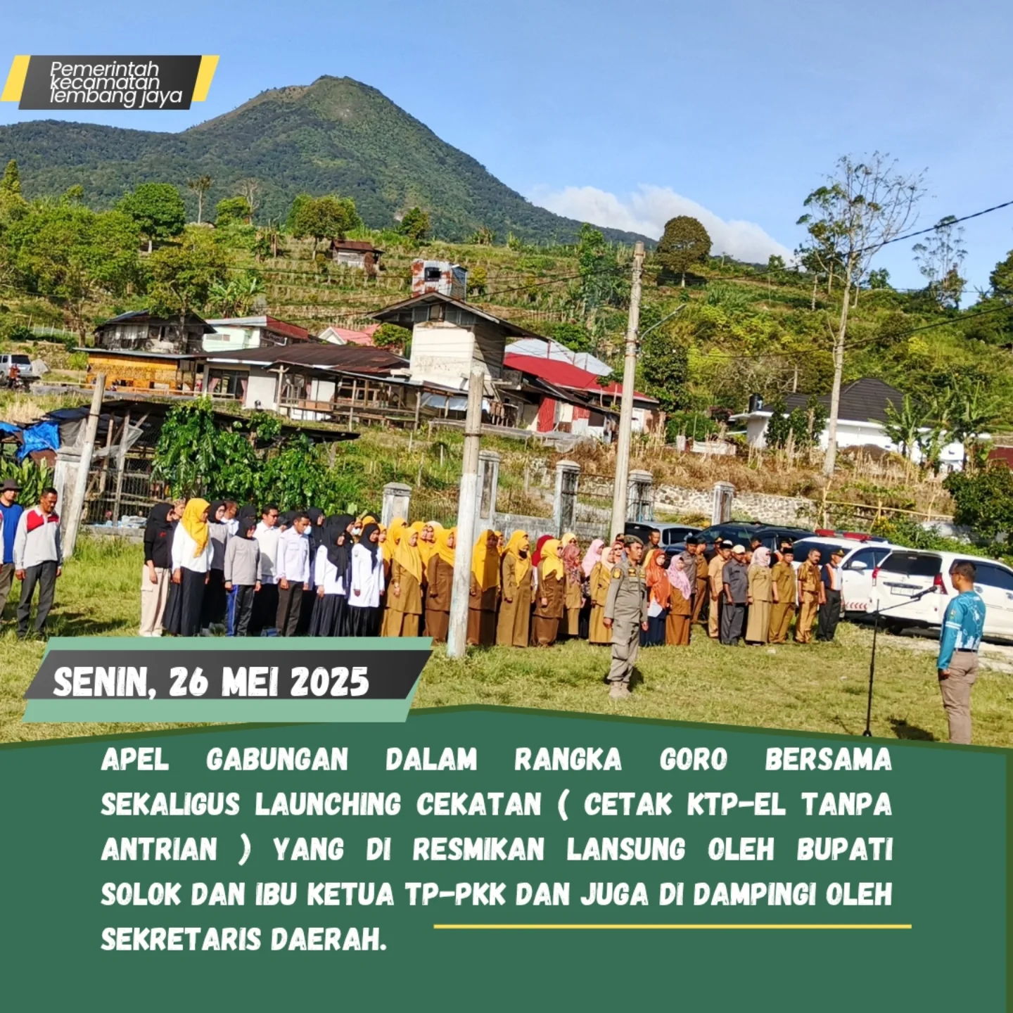 apel-gabungan-dan-goro-bersama-di-lembang-jaya-sekaligus-launching-program-cekatan-dukcapil
